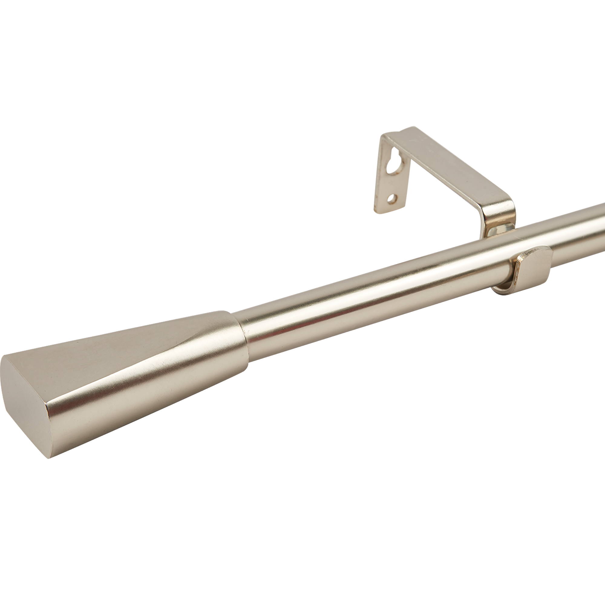 Изображение товара Карниз однорядный раздвижной Грани d16/19 мм 160-300 см металл цвет никель