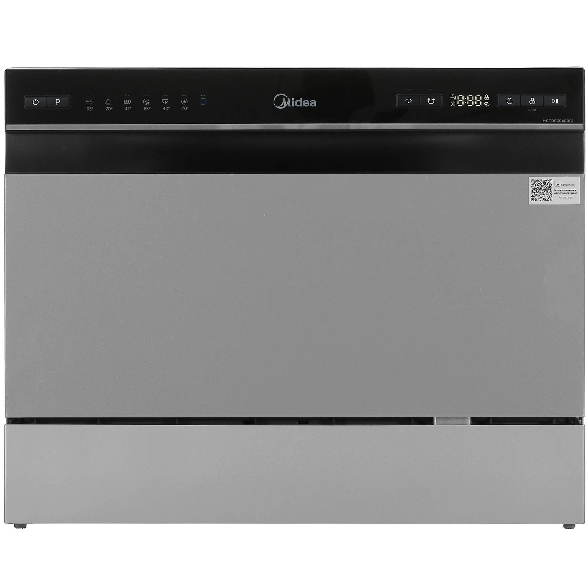 Изображение товара Посудомоечная машина Midea MCFD55S460Si 55 см 7 программ Серебристая