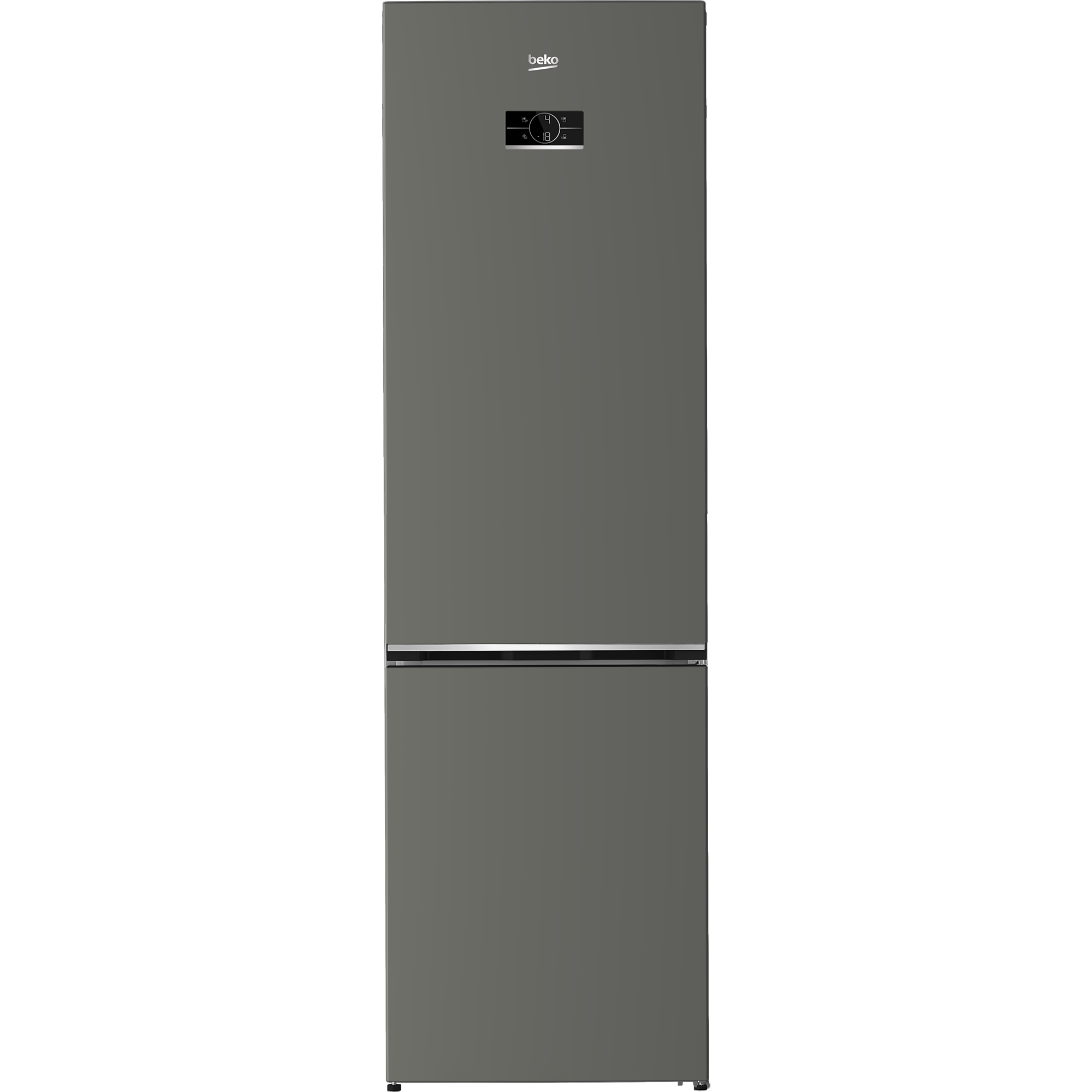 Изображение товара Отдельностоящий холодильник Beko B3R0CNK402HG 403л серый с No Frost и цифровым дисплеем
