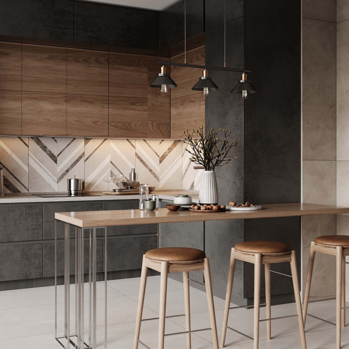 Изображение товара Керамогранит Estima Improve IM00 60x60 см белый неполированный для пола и стен