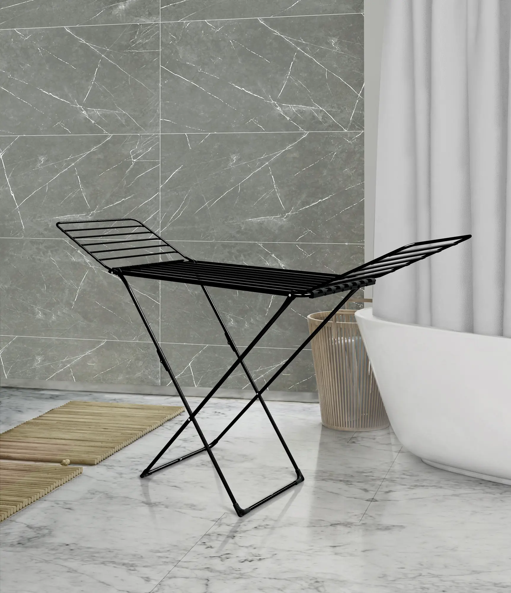 Сушилка для белья напольная Nika СБТ18 128.5x111.5x53.5 см 18 м - 6