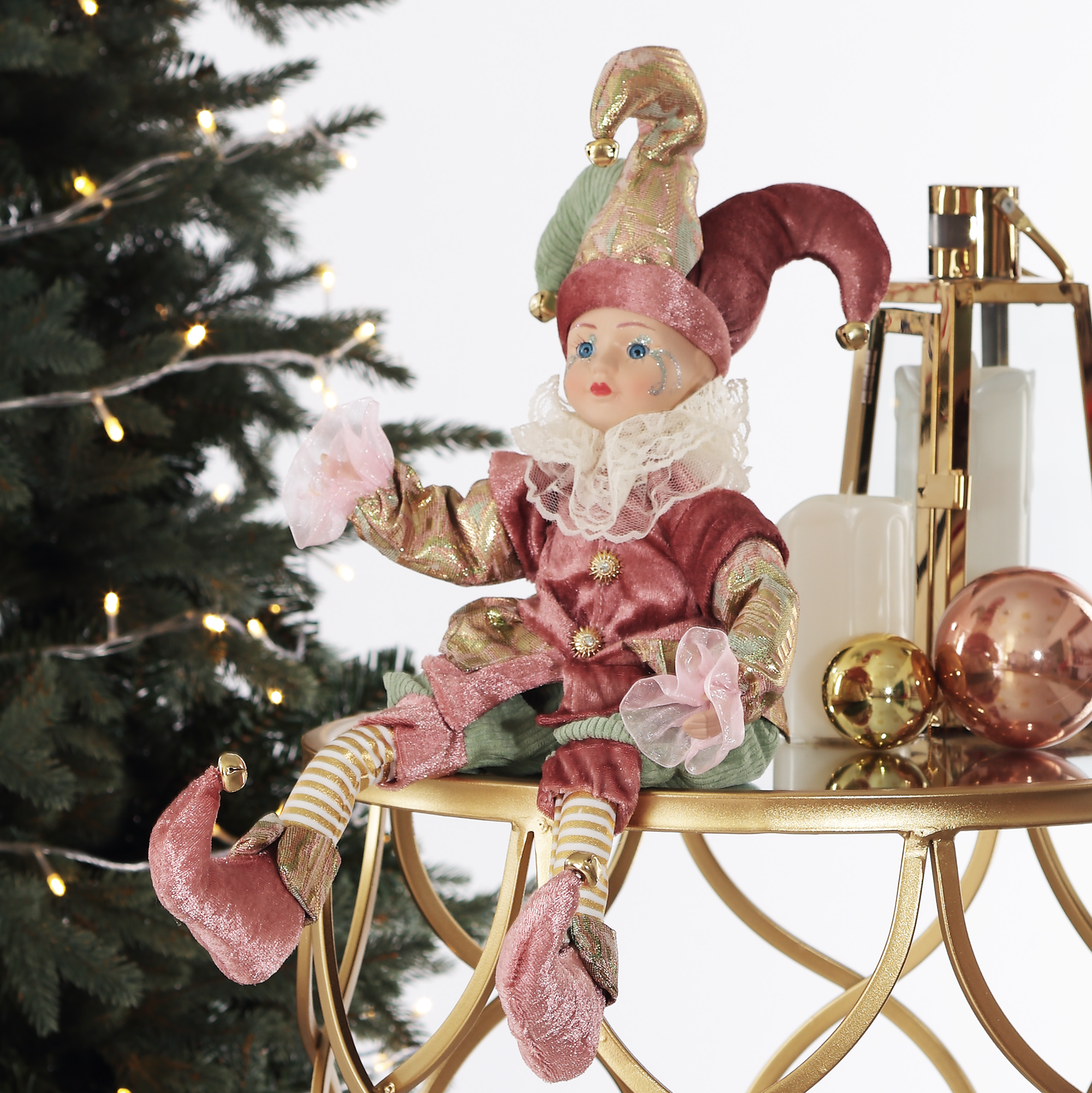 Изображение товара Декоративная фигура Клоун H30 см, сидячий