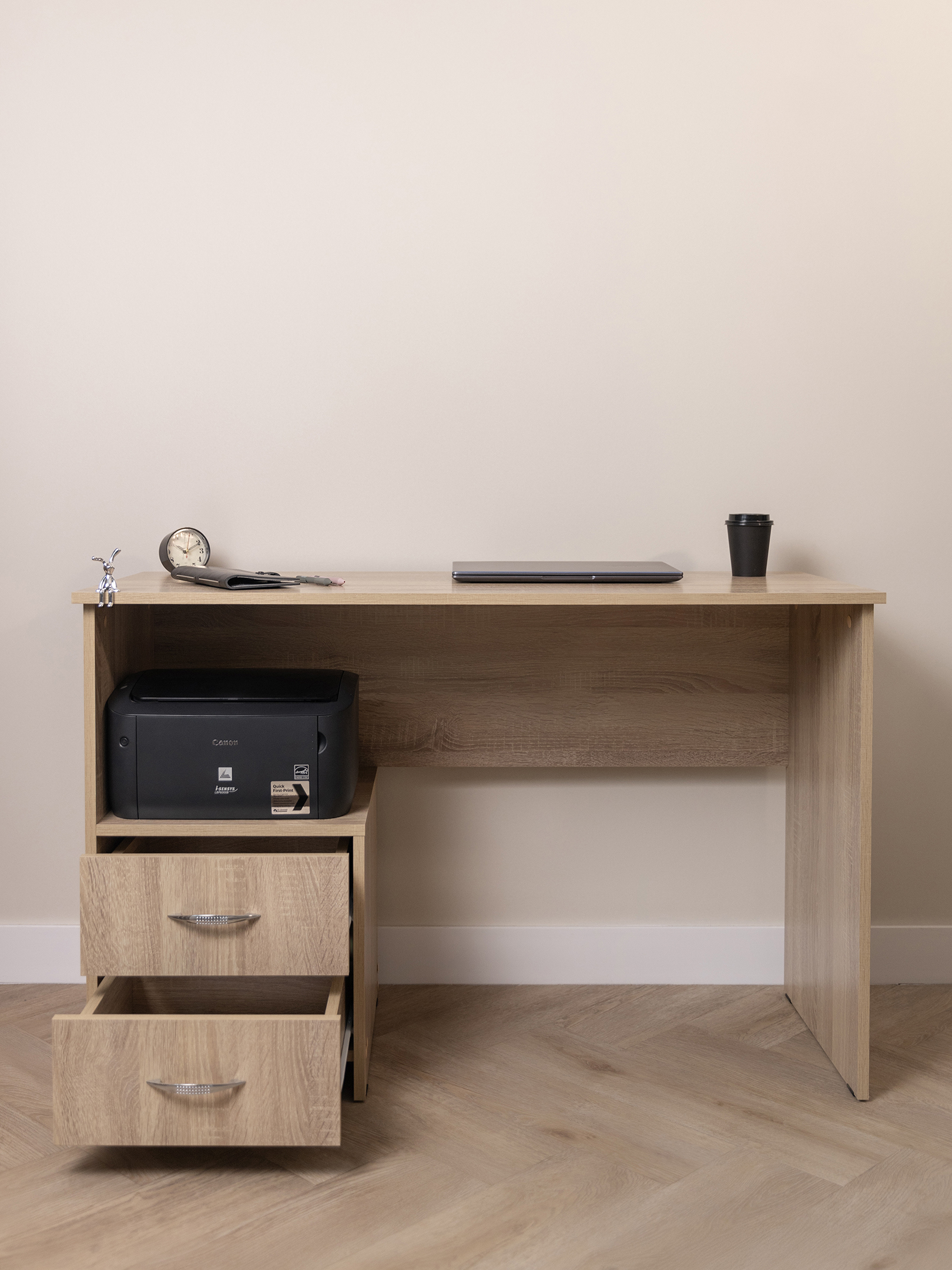 Изображение товара Стол Formula мебели М8-С 115x74x50 см из ЛДСП цвет дуб сонома