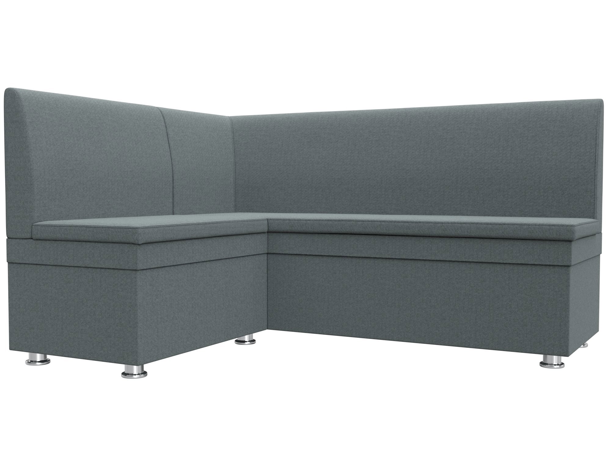 Изображение товара Угловой кухонный диван Уют с ящиками и рогожкой