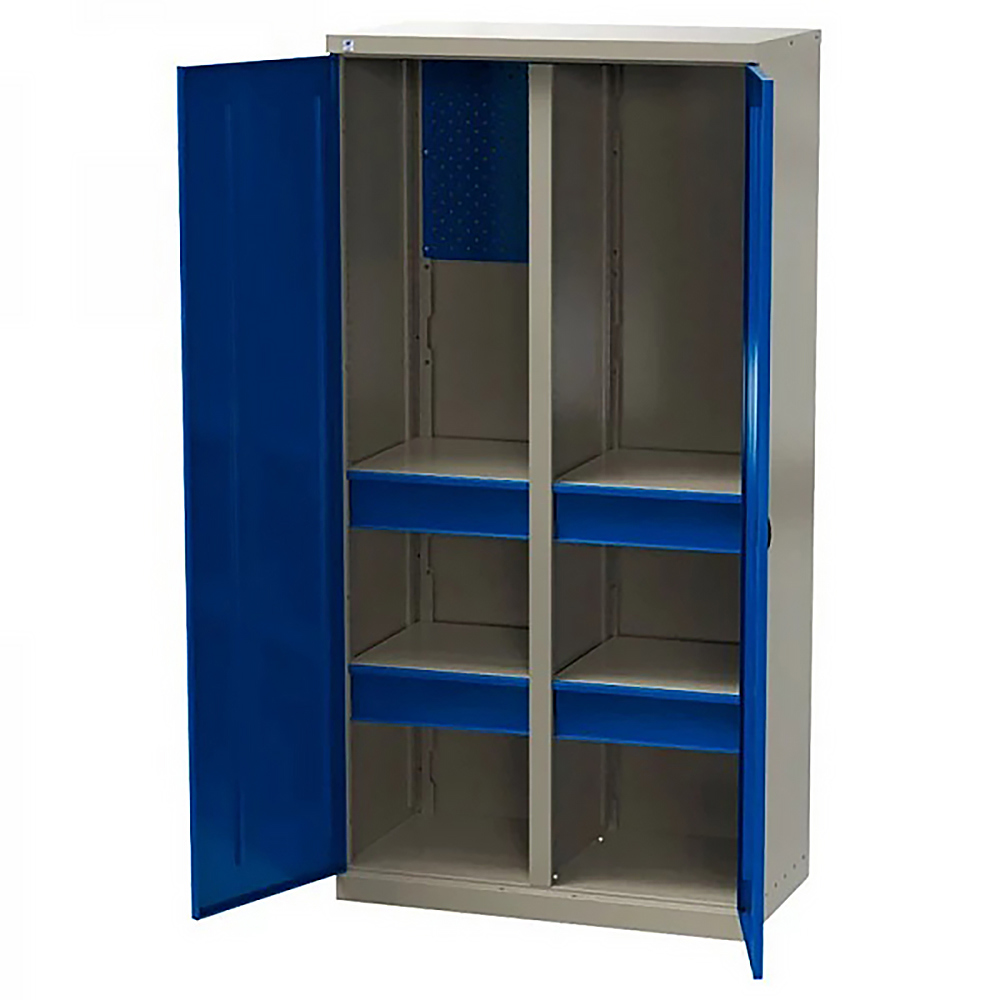 Изображение товара Инструментальный шкаф Ironmebel MLST14-104041 93x187.5x51 см металлический синий/серый