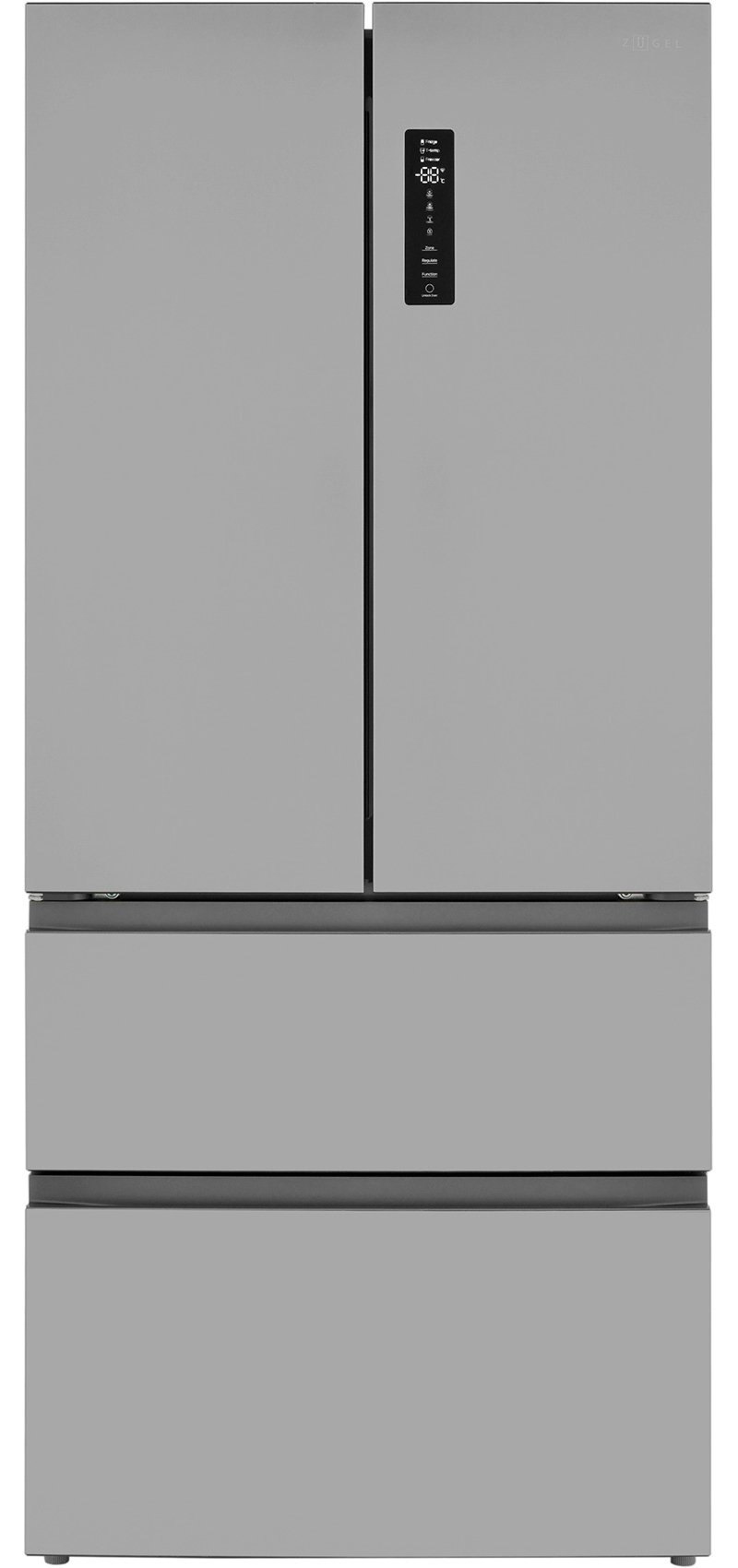 Изображение товара Отдельностоящий холодильник Zugel ZRFDI470X 83.3x190 см французская дверь