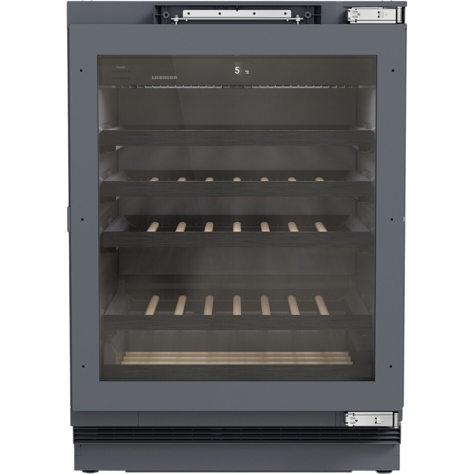 Изображение товара Встраиваемый винный шкаф Liebherr UWpri 3761-20 001 для 44 бутылок черный стильный дизайн