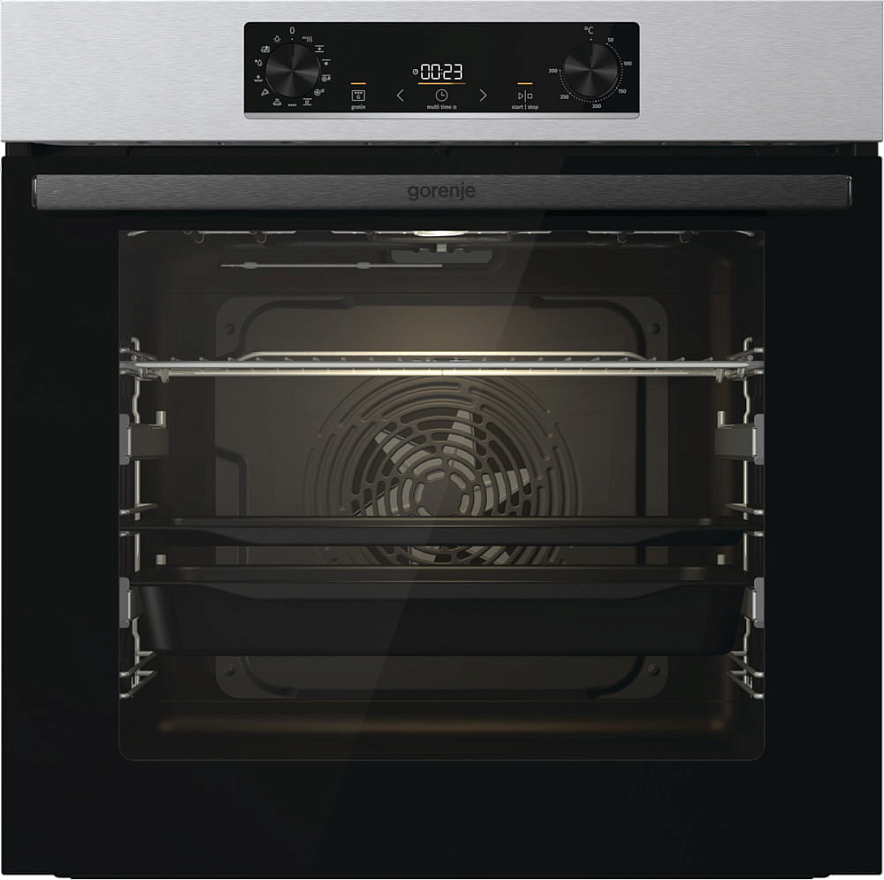 Изображение товара Духовой шкаф Gorenje BOSB6737E09X 59.5x59.5x54.6 см цвет стальной серый, черный Изображение товара Духовой шкаф Gorenje BOSB6737E09X 59.5x59.5x54.6 см цвет стальной серый, черный
