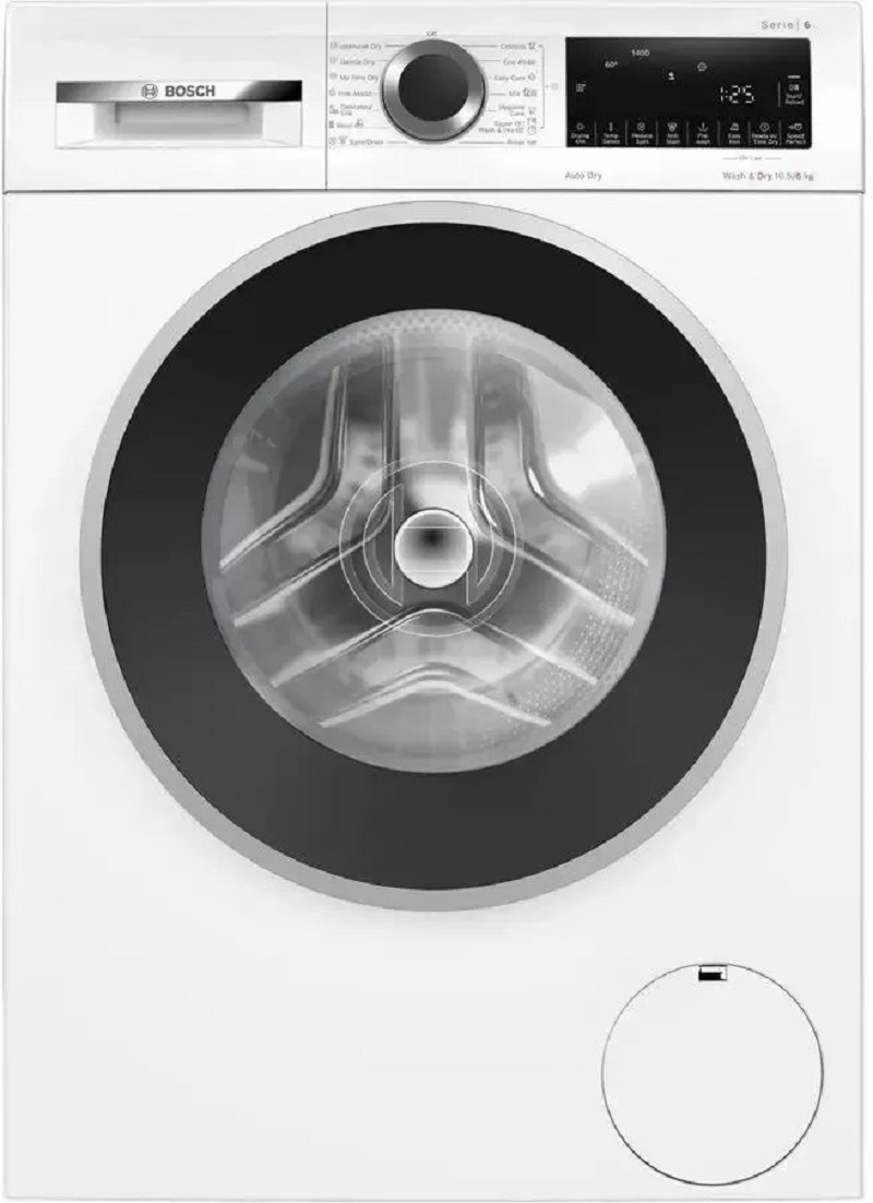 Изображение товара Стиральная машина Bosch WNA25401ME с сушкой, 10,5 кг стирка, 6 кг сушка, 1400 об/мин, белый