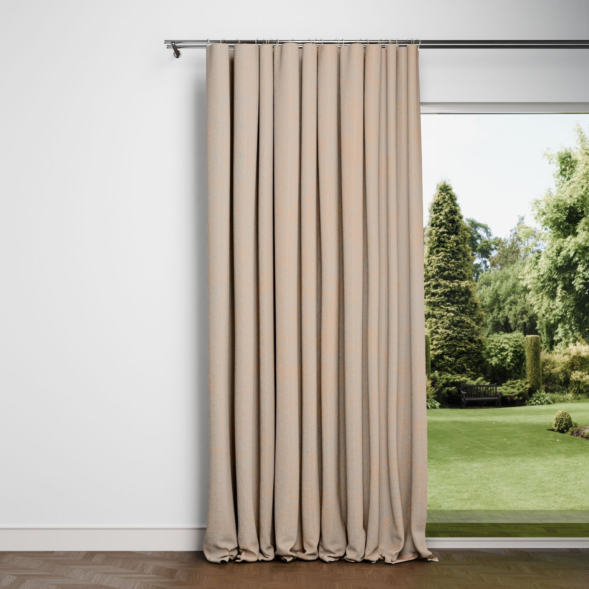 Изображение товара Штора на ленте Дэмус 200x280 см цвет песочный