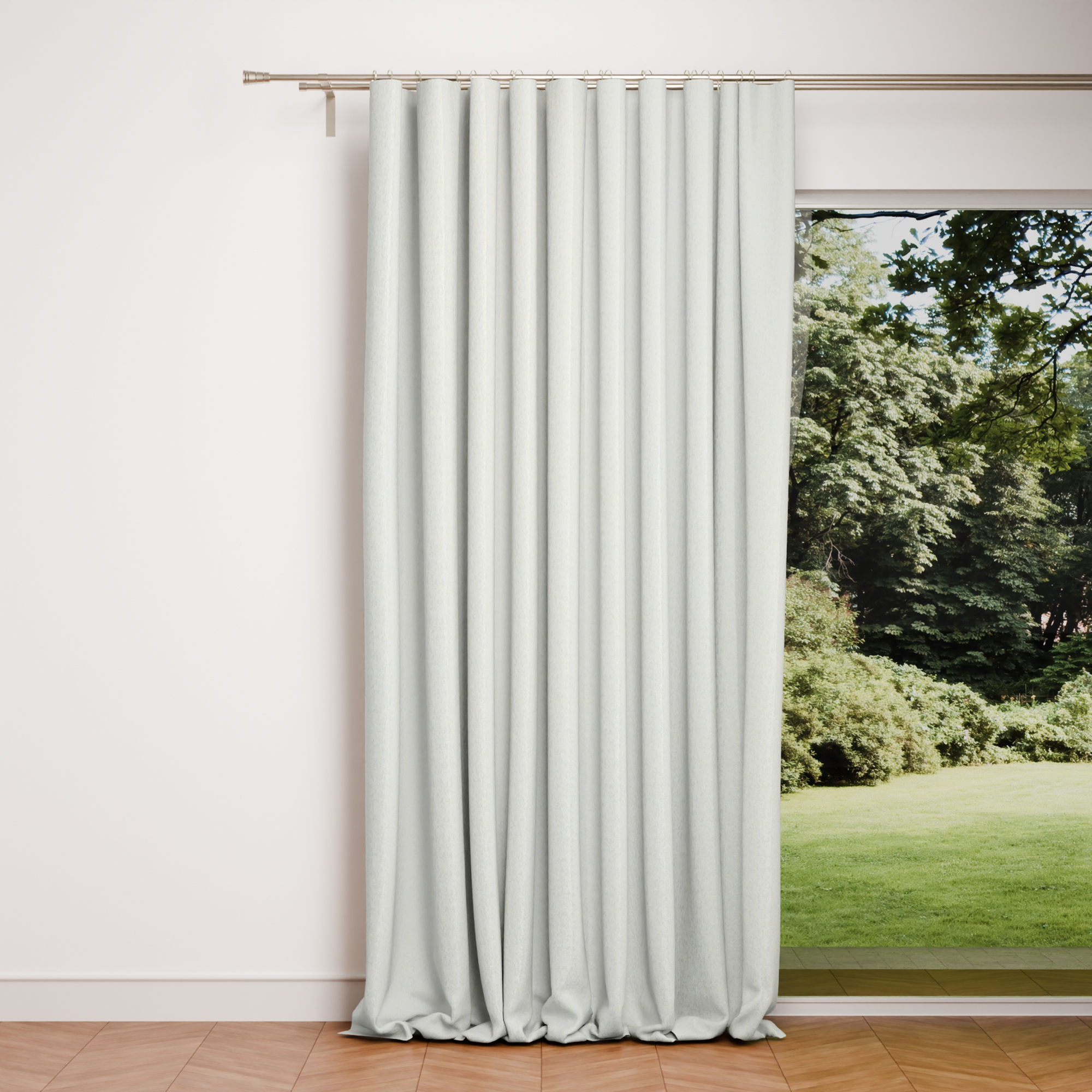 Изображение товара Штора на ленте Дэмус 200x280 см молочная - практичное решение для гостиной и спальни