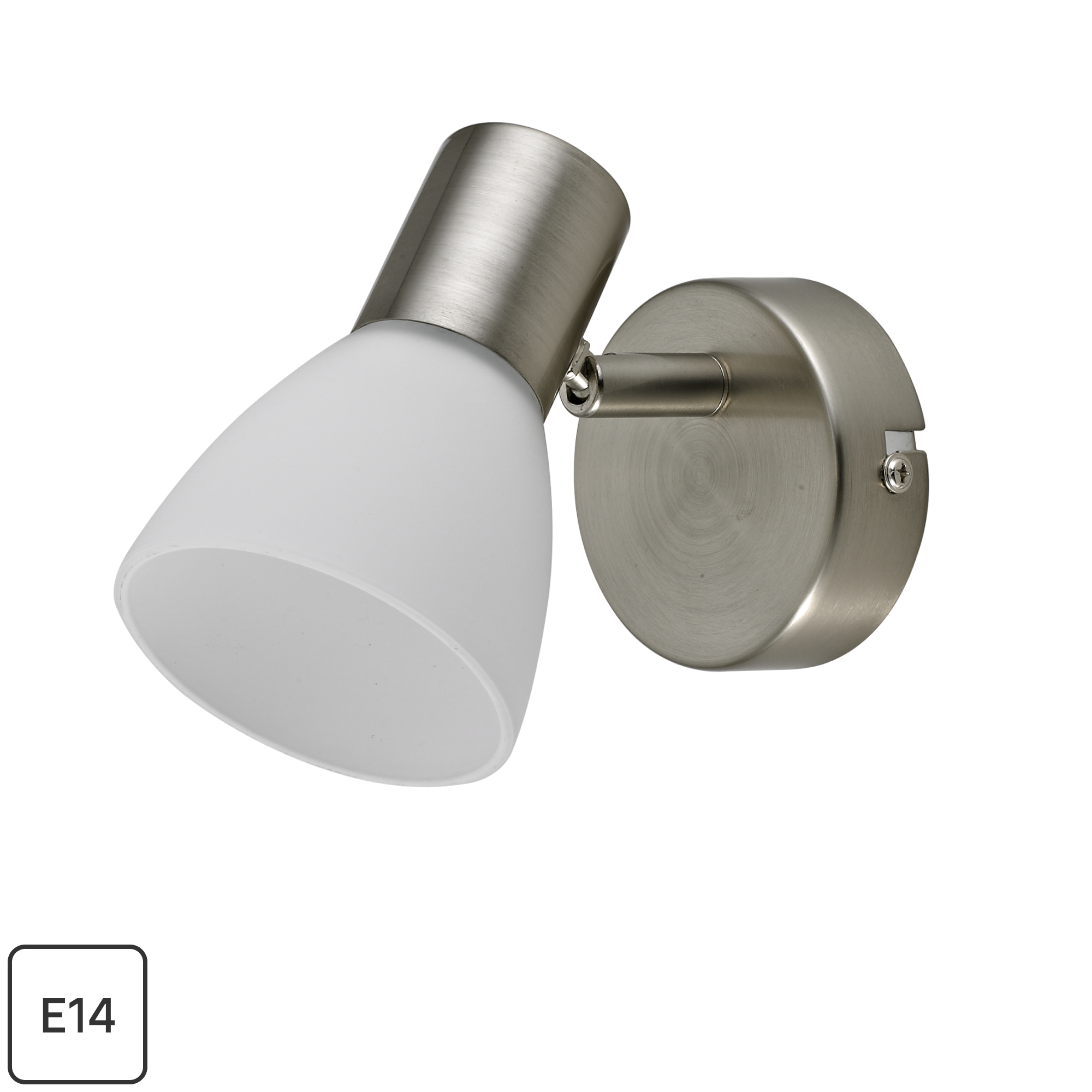 Изображение товара Спот поворотный Inspire City 1 лампа E14 никель современный дизайн