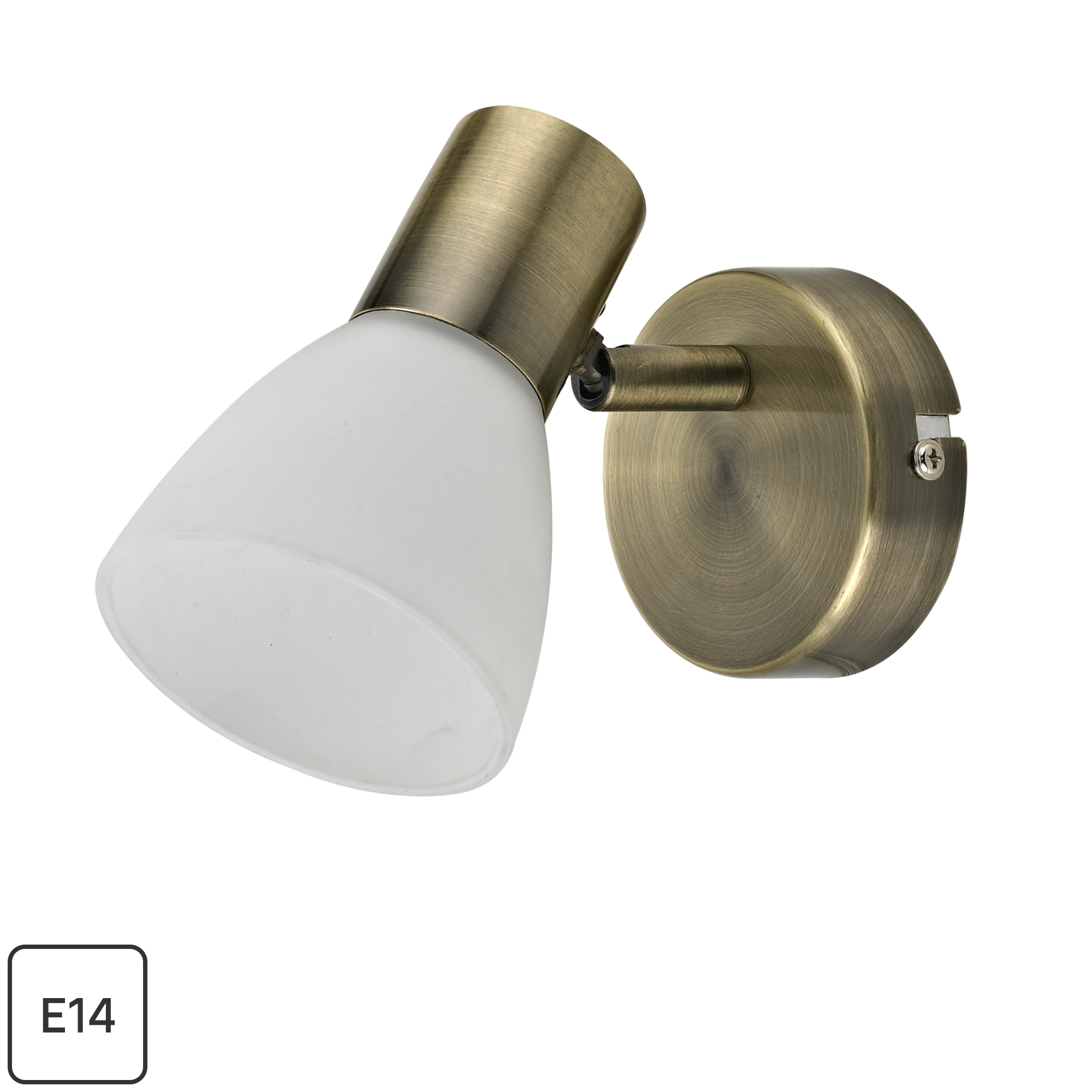 Изображение товара Поворотный светильник спот Inspire City 1 E14 бронзовый для жилых помещений