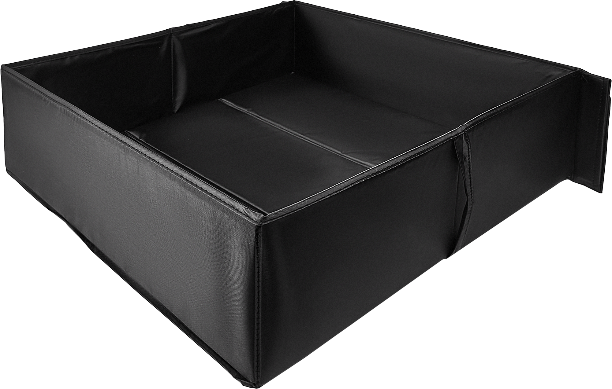 Короб для хранения с крышкой 55x18x52 см полиэстер цвет черный - 10