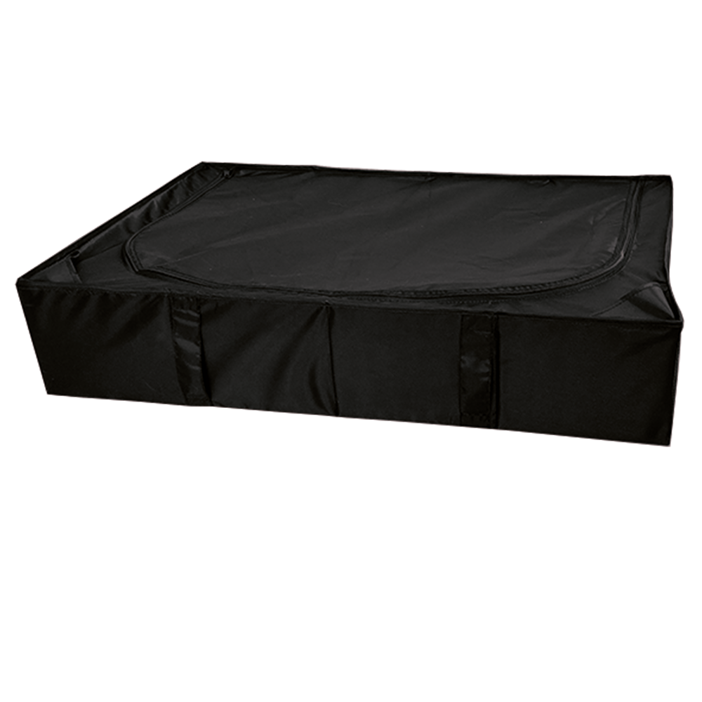 Короб для хранения с крышкой 72x18x52 см полиэстер цвет черный - 7