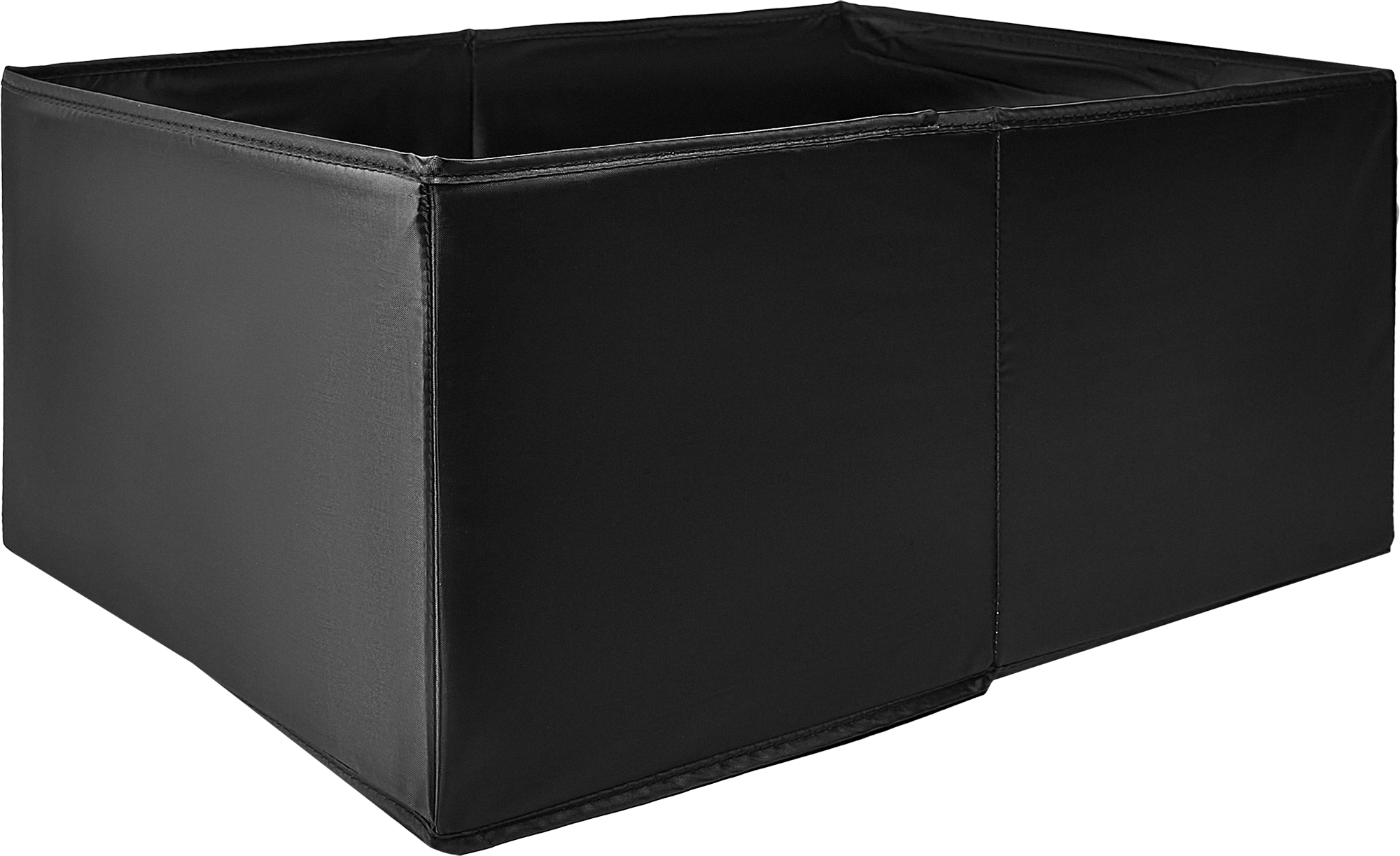 Короб для хранения без крышки 55x25x39 полиэстер цвет черный - 6