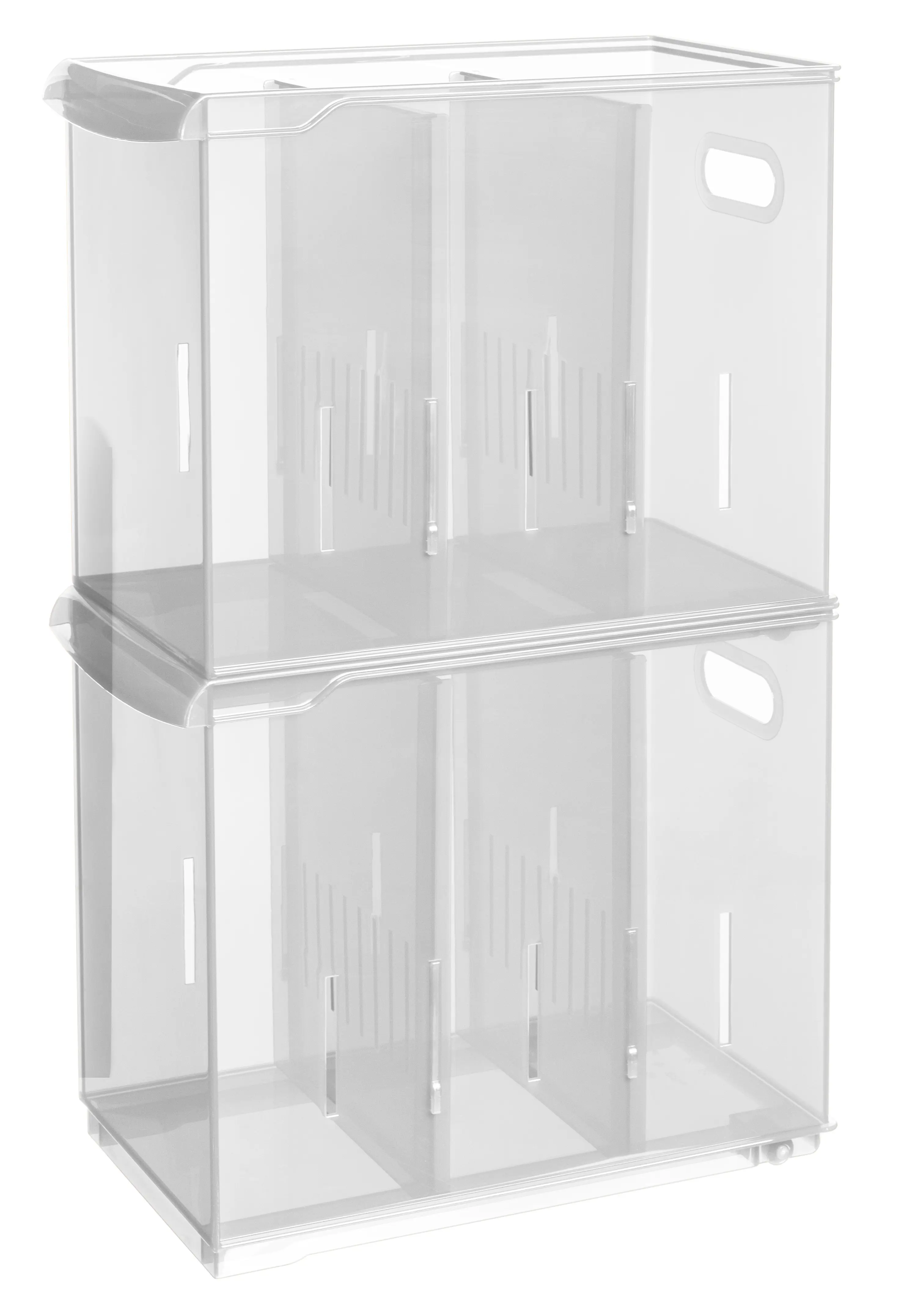 Контейнер Rolly 16.8x24.2x30.5 см 10.6 л пластик цвет прозрачный - 1