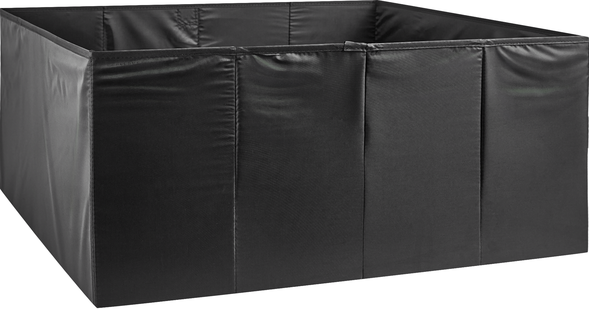Короб для хранения без крышки 55x25x52 см полиэстер цвет черный - 2