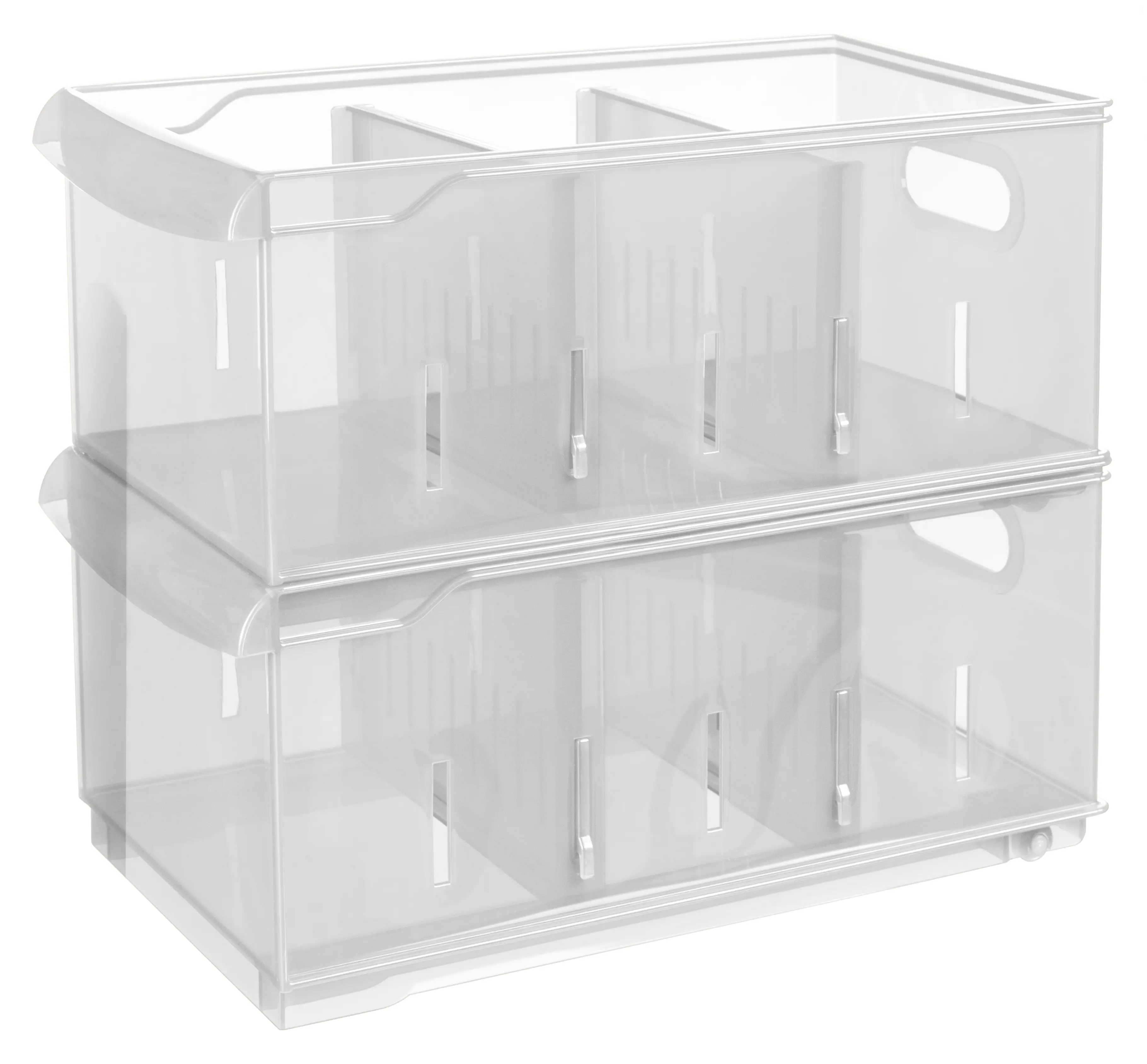 Контейнер Rolly 16.5x12.9x30.5 см 5 л пластик цвет прозрачный - 1