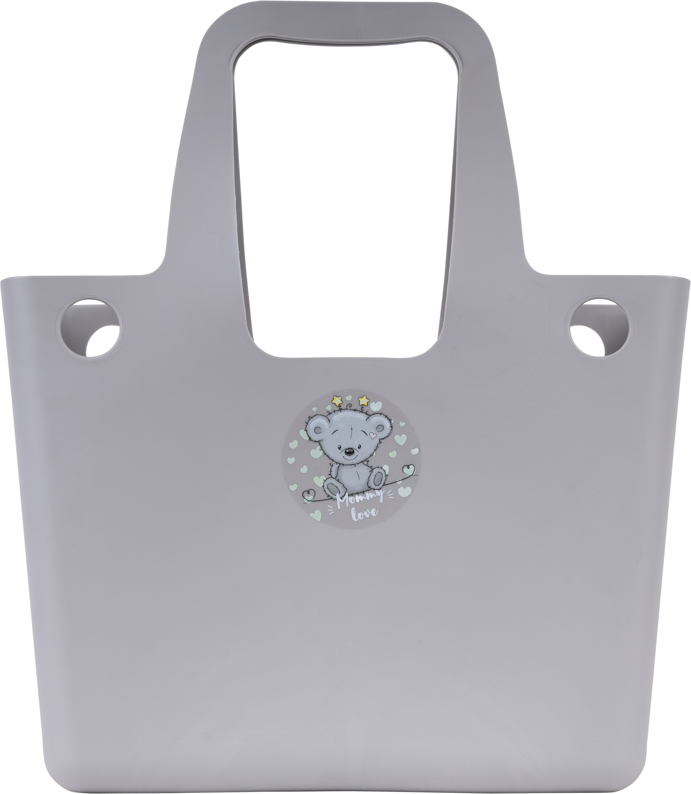 Корзина Berossi Mommy Love 11.06x34.36x28.0 см пластик дымчато-серый - 4