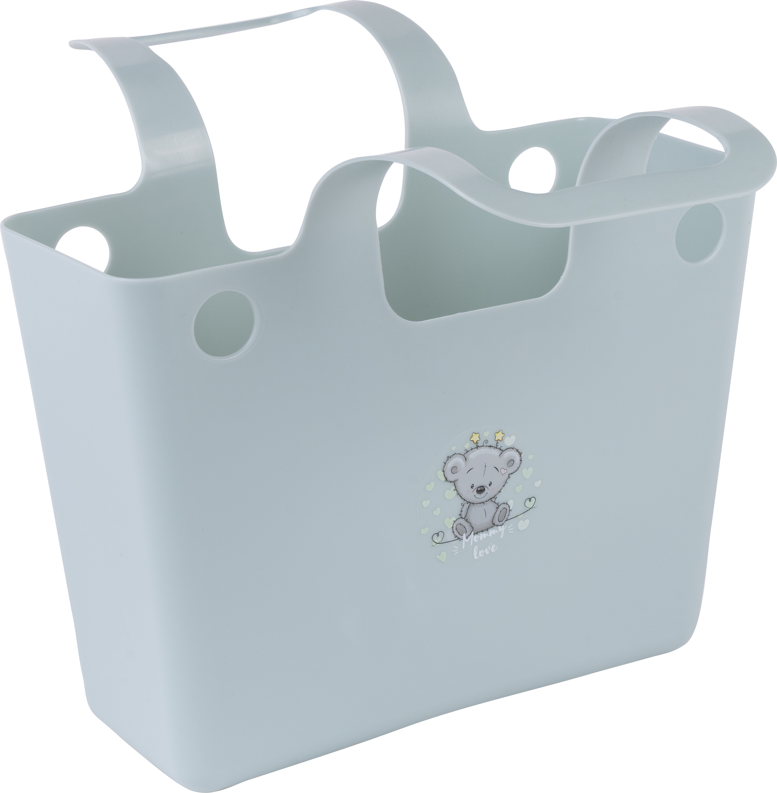 Корзина Berossi Mommy Love 11.06x34.36x28.0 см пластик серая мистерия - 3