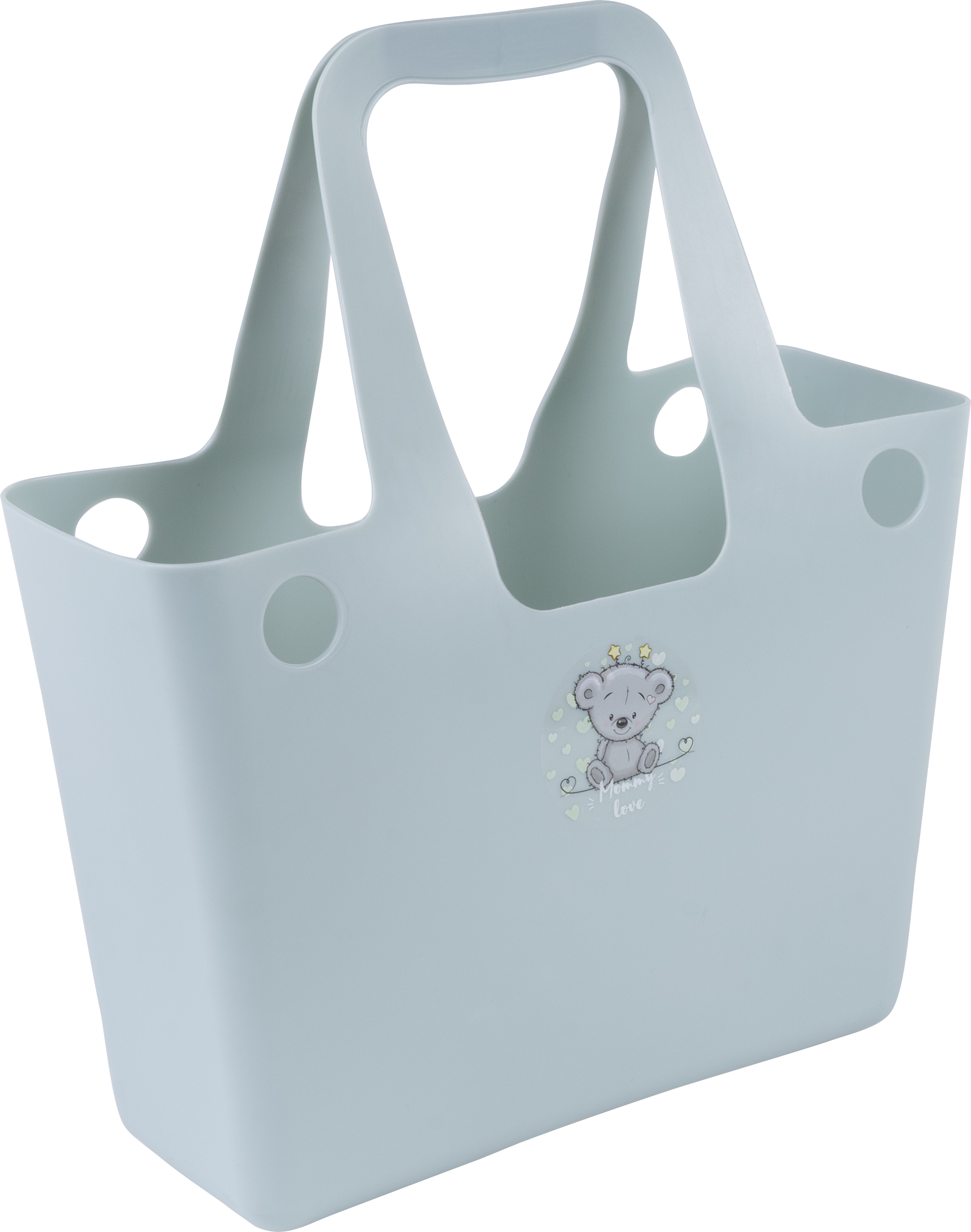 Корзина Berossi Mommy Love 11.06x34.36x28.0 см пластик серая мистерия - 2