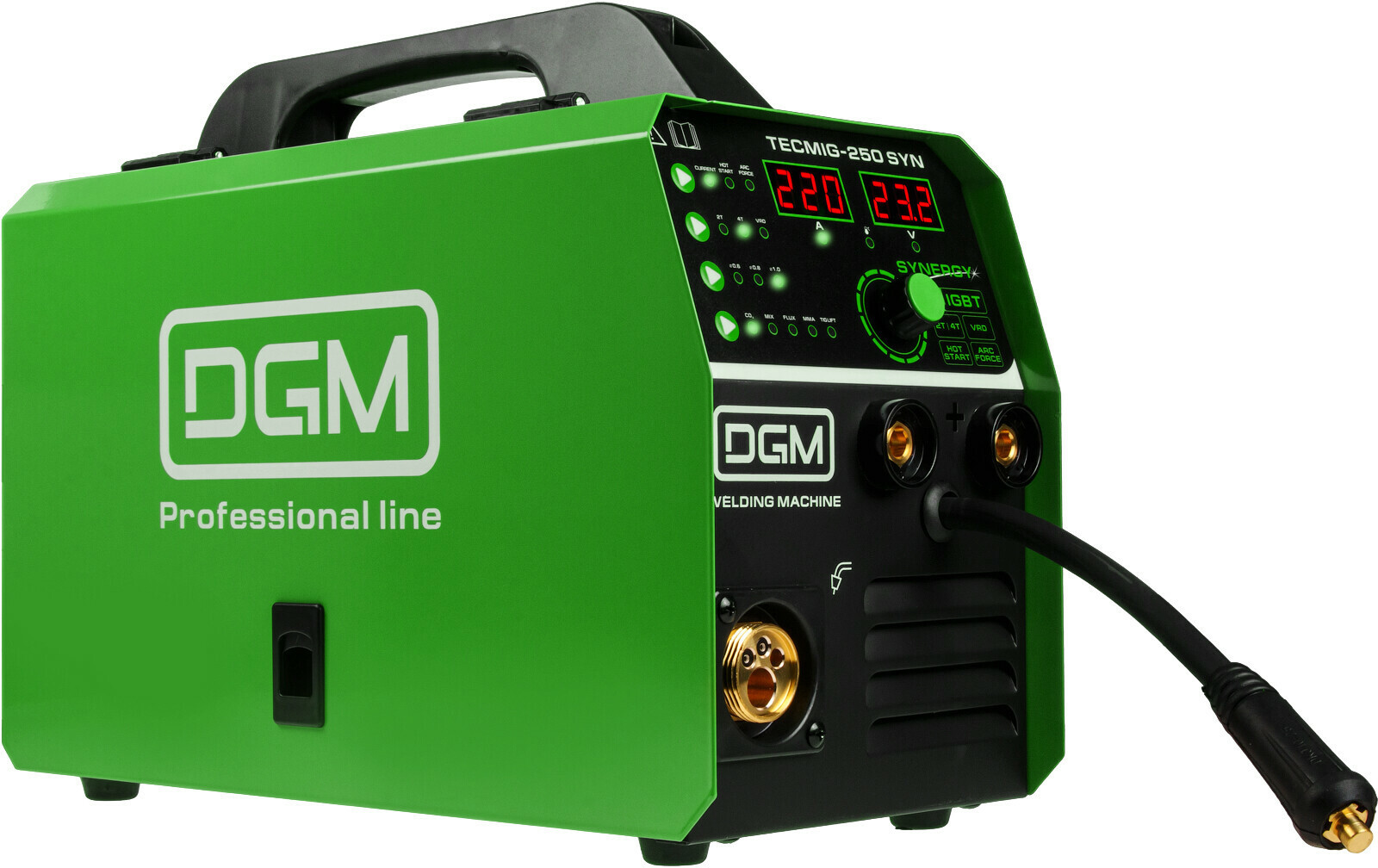 Изображение товара Сварочный полуавтомат инверторный Dgm TECMIG-250 SYN, 220 А, до 4 мм