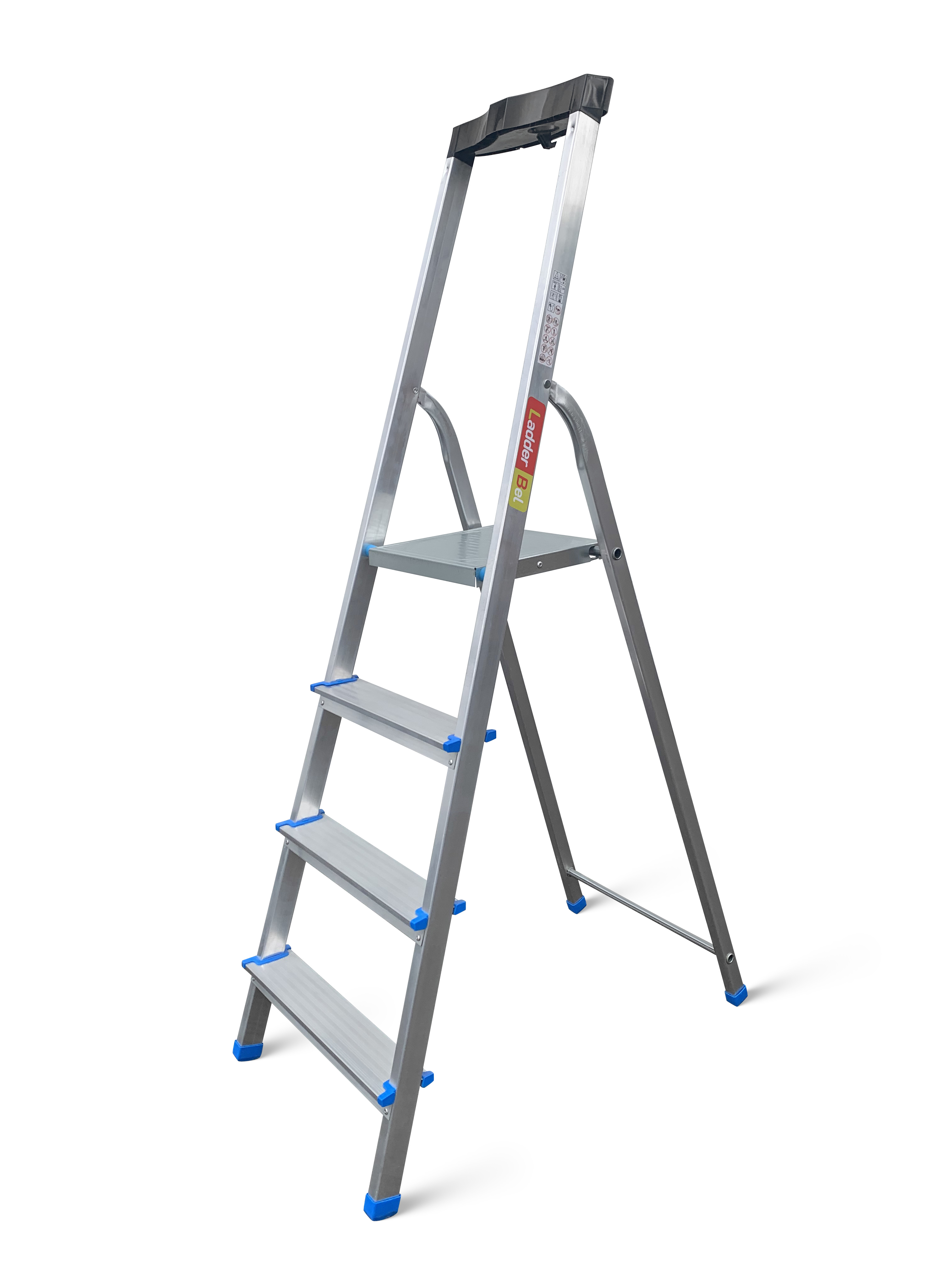 Изображение товара Стремянка LADDERBEL STR-AL-4T 4 ступени 150 кг Изображение товара Стремянка LADDERBEL STR-AL-4T 4 ступени 150 кг