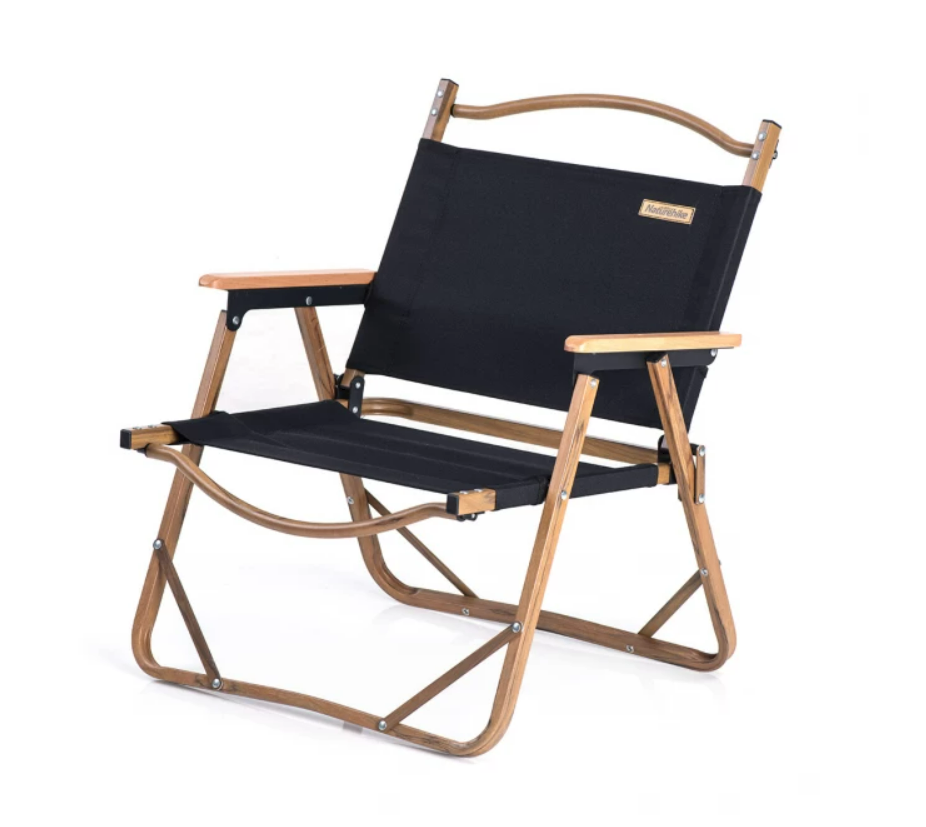 Изображение товара Туристическое складное кресло Naturehike Nightfall L02 черное до 120 кг