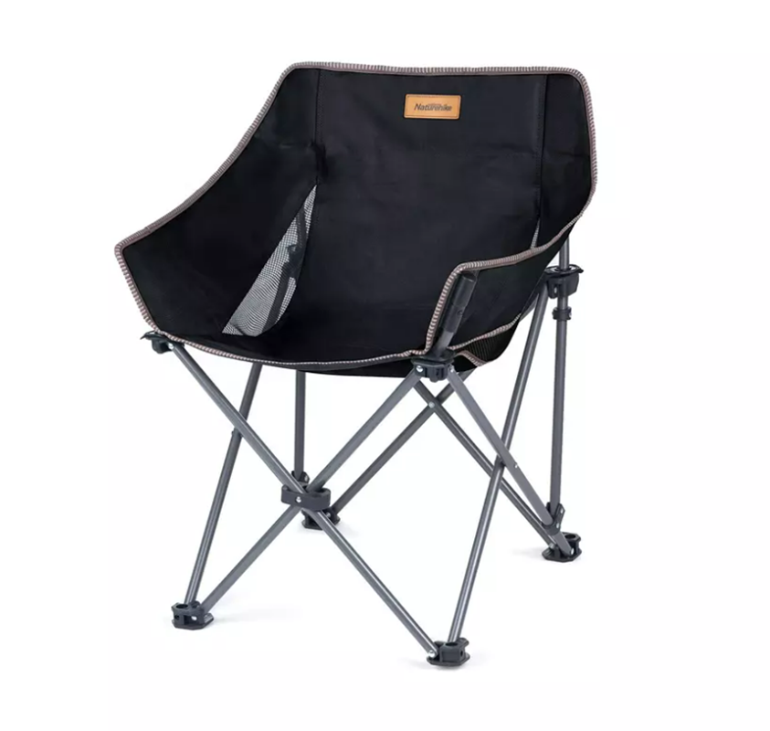 Изображение товара Складное туристическое кресло Naturehike NH20JJ022-BL черное легкое и прочное