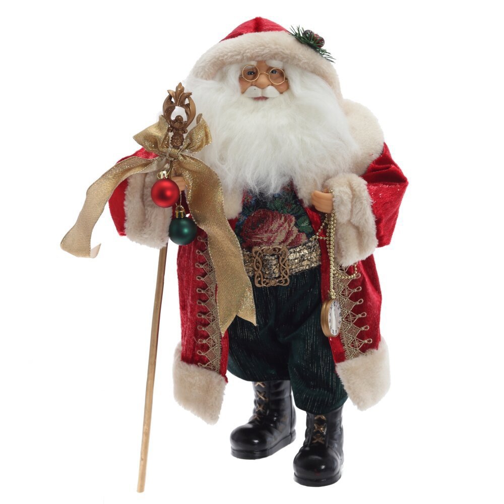 Изображение товара Новогодняя фигурка Дед Мороз L30 W17 H49 см пластиковая Красный Китай