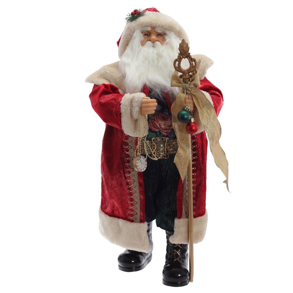 Изображение товара Новогодняя фигурка Дед Мороз L28 W30 H65 см для праздничного декора