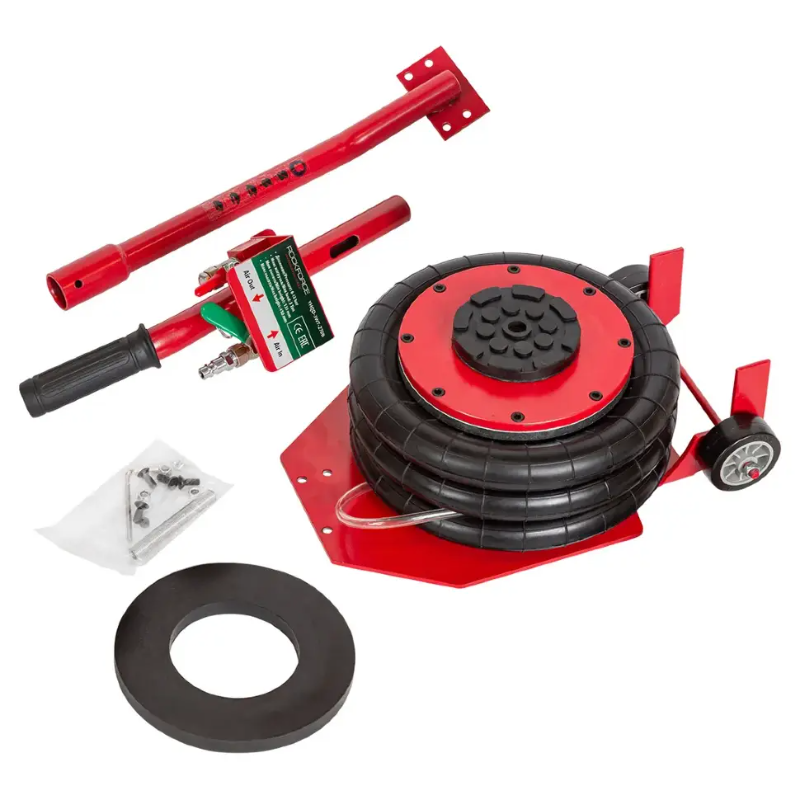 Изображение товара Профессиональный пневматический домкрат ROCKFORCE RF-YHQD-3WT-270B 3 тонны для авто Изображение товара Профессиональный пневматический домкрат ROCKFORCE RF-YHQD-3WT-270B 3 тонны для авто