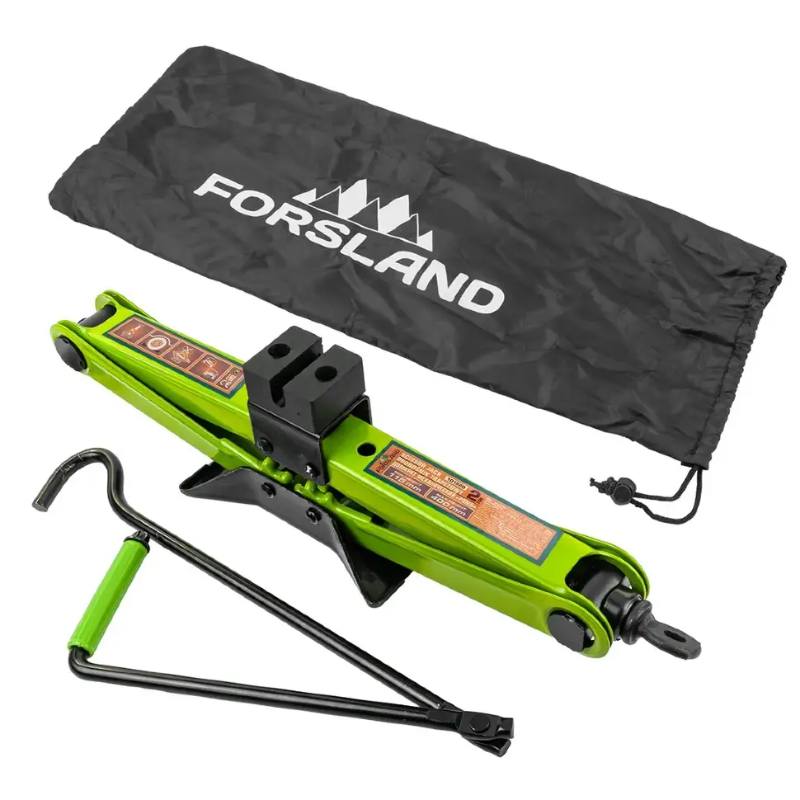 Изображение товара Домкрат ромбовый механический Forsland Forsland-10152D до 2 т, 115-400 мм Изображение товара Домкрат ромбовый механический Forsland Forsland-10152D до 2 т, 115-400 мм