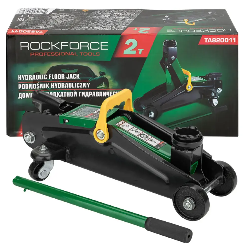 Изображение товара Домкрат подкатной гидравлический Rockforce RF-TA820011 до 2 т