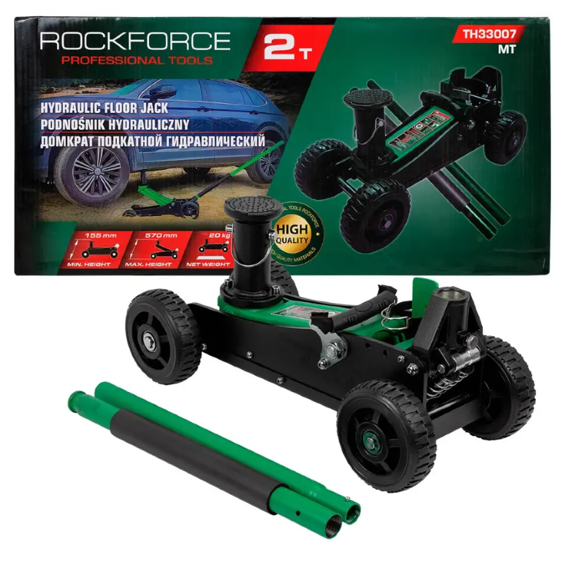 Изображение товара Гидравлический подкатной домкрат Rockforce RF-TH33007 MT до 2 тонн