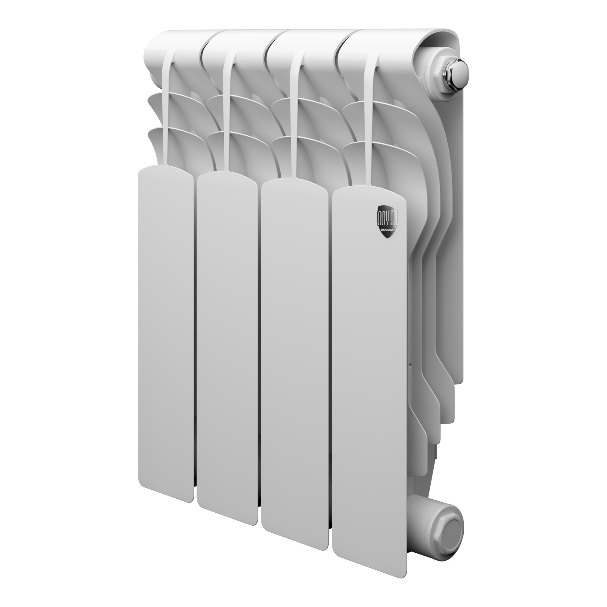 Изображение товара Радиатор секционный Royal thermo Revolution 350/80 4 секции белый биметалл