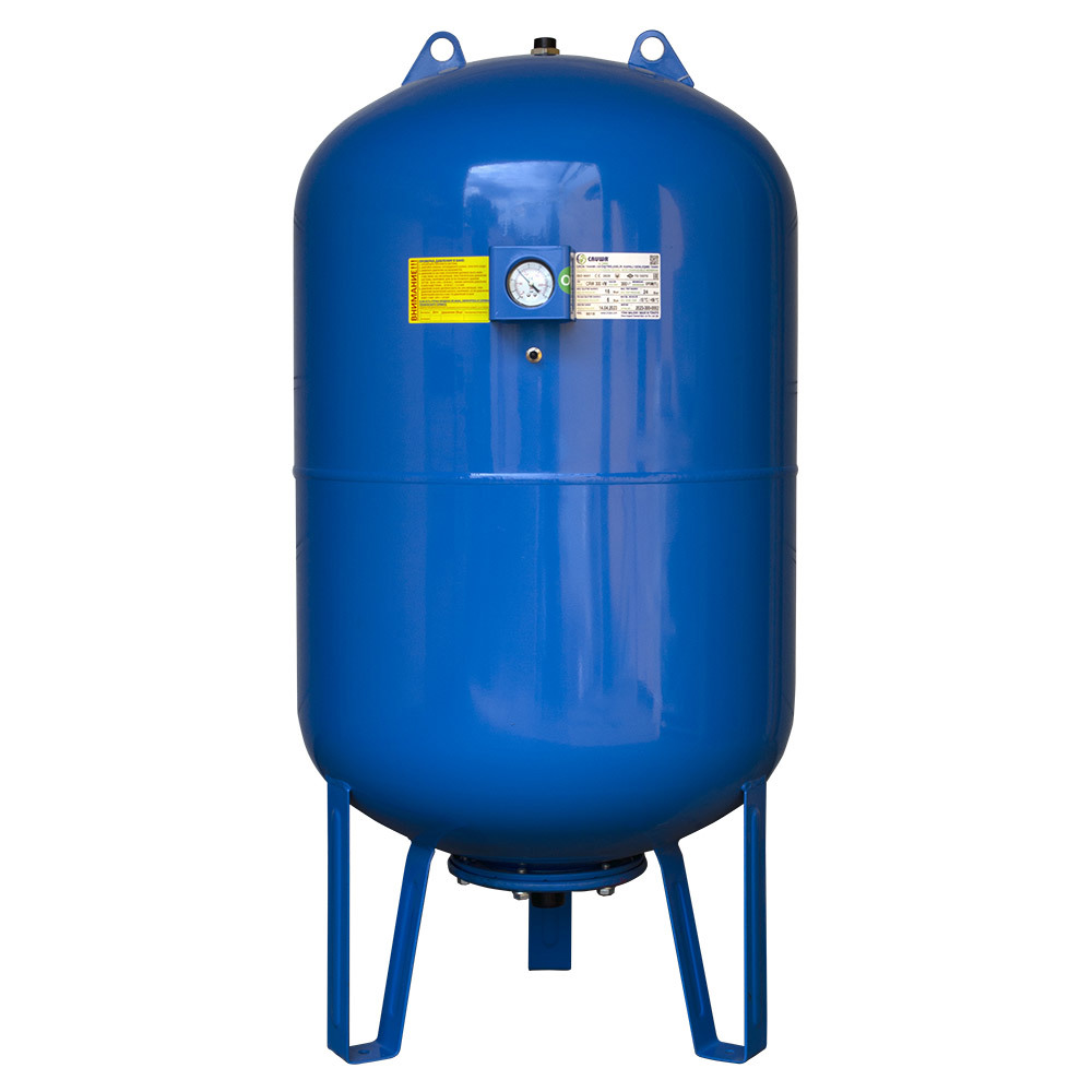 Изображение товара Гидроаккумулятор вертикальный 300 л Cruwa CRW 300 VM 16 BL 1 1/4" 1 1/4" синий