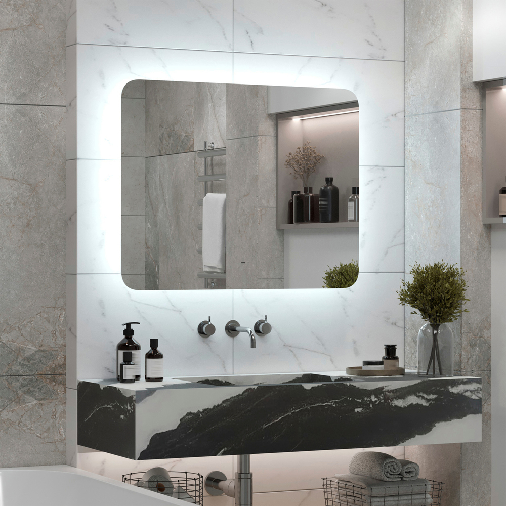 Изображение товара Зеркало с подсветкой Reflection RF4208HR 80x70 см без рамы