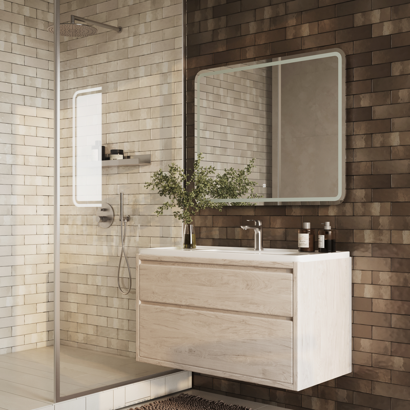 Изображение товара Зеркало для ванной Reflection RF5429BL с LED подсветкой 80x90см