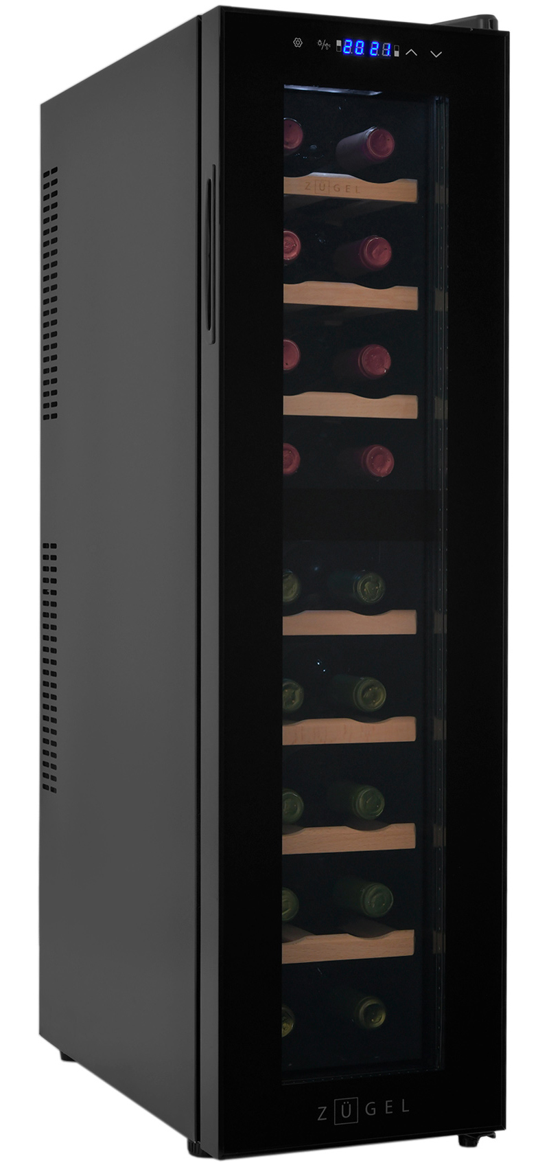 Изображение товара Винный шкаф Zugel ZTWF181DB черный