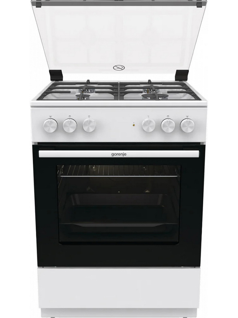 Изображение товара Комбинированная плита Gorenje GK6A20WF с газовой панелью и духовкой 65 литров