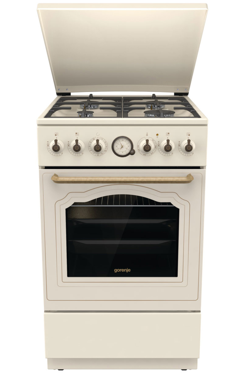 Изображение товара Плита Gorenje GKS5B70CLI комбинированная бежевый ретро 50x85 см