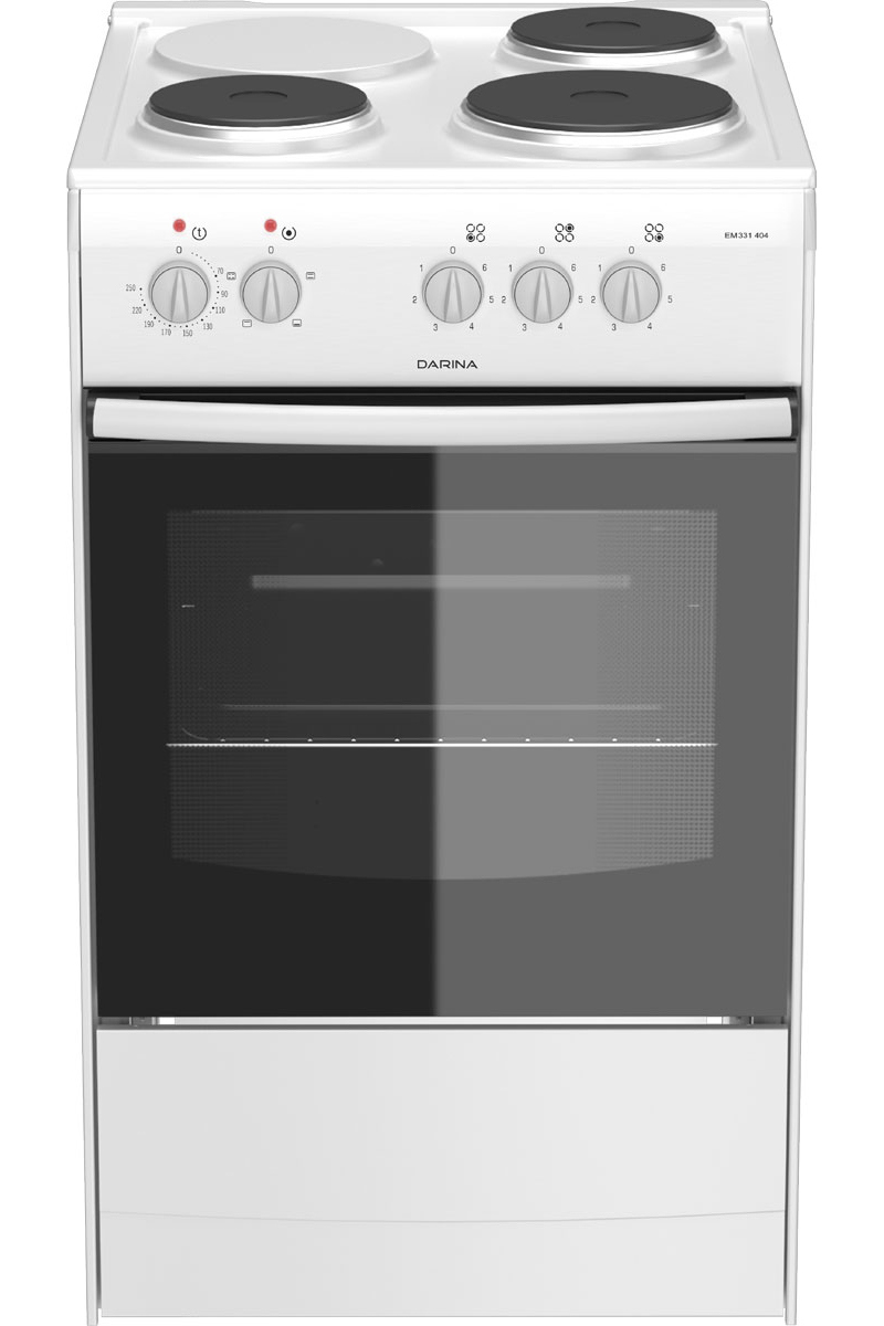 Изображение товара Электрическая плита с духовкой DARINA S EM 331 404 W 50x56x85 см белая для комфортной готовки