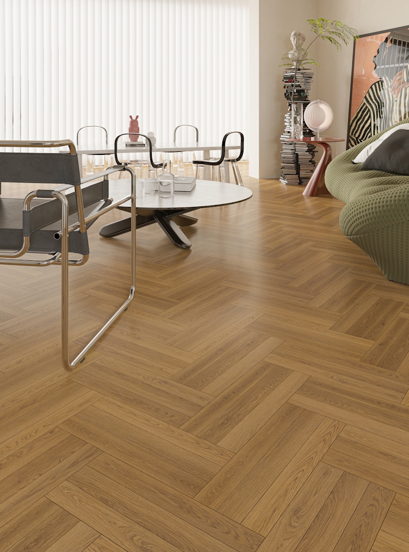 Изображение товара Ламинат A+floor Аскот 34 класс 12 мм с фаской 2 м² водостойкий бежевый