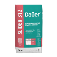 Изображение товара Штукатурка цементная Daüer Slider Fasad 312 30 кг Изображение товара Штукатурка цементная Daüer Slider Fasad 312 30 кг