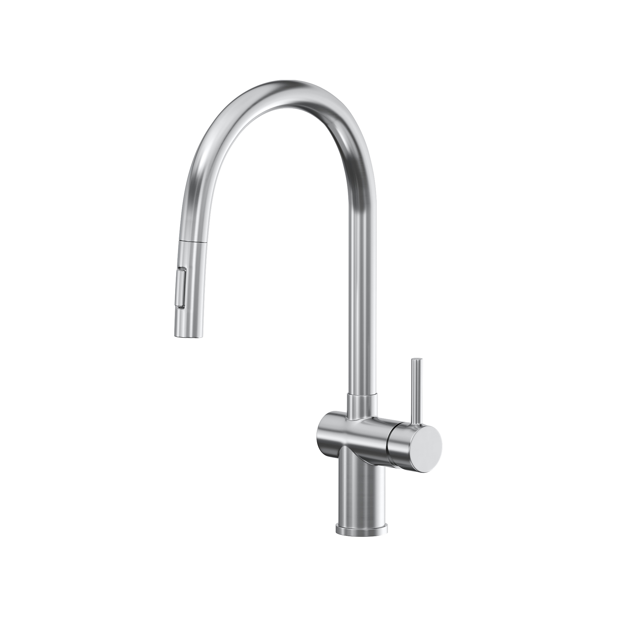 Изображение товара Смеситель Reflexion Lago RX9904SS с вытяжным изливом из нержавеющей стали