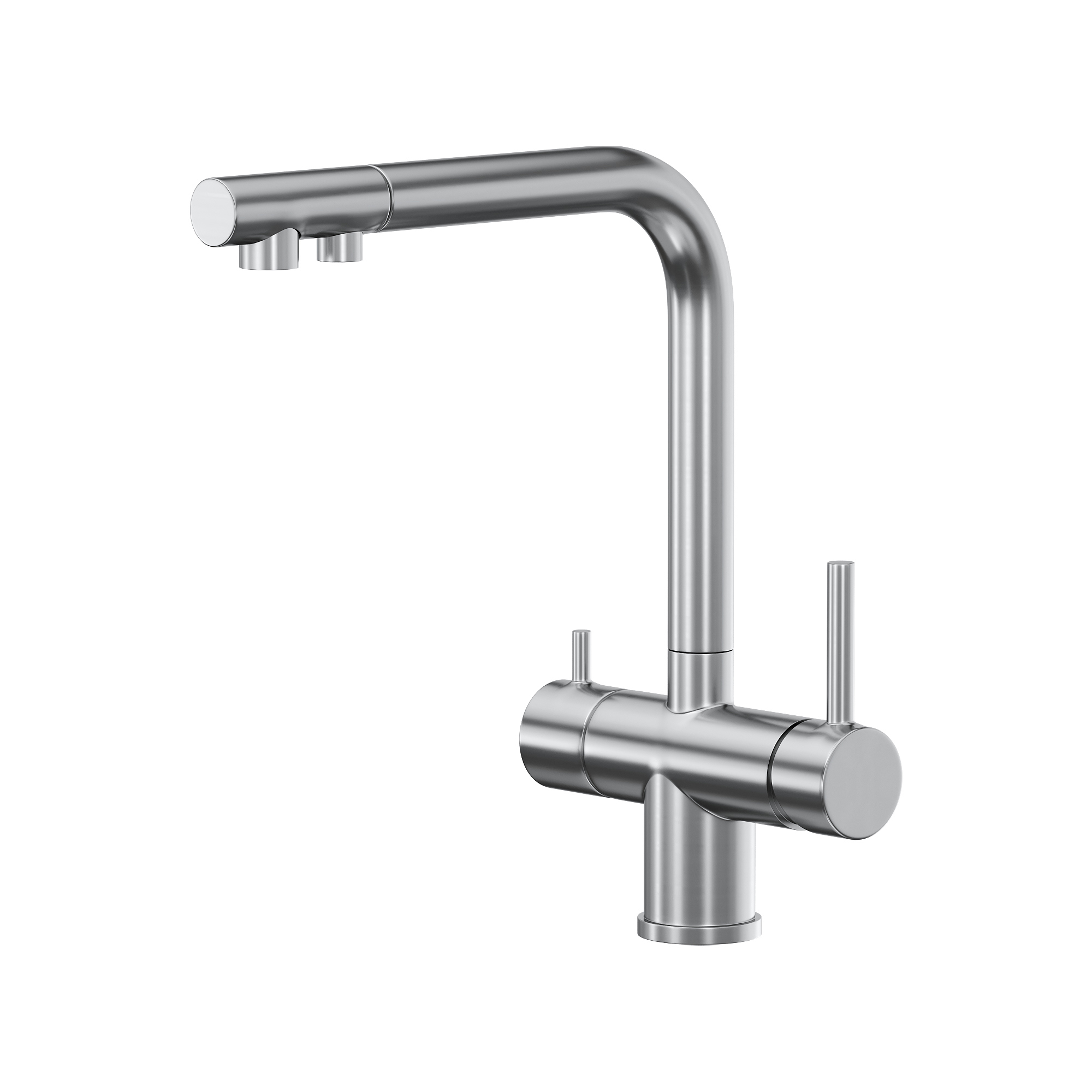 Изображение товара Смеситель Reflexion Lago RX9903SS для кухни с подключением к фильтру, сталь