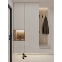 Изображение товара Реечная панель Evrowood VMS5 дуб сонома на белом 2070x505x11мм 1.03м²