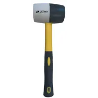Изображение товара Киянка резиновая Ultima 121025 черно-белая 450 г для монтажных работ